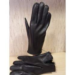 GUANTES NEGRO PIEL CABALLERO