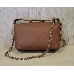 BOLSO ACOLCHADO COLOR CAMEL