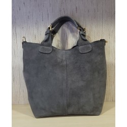 BOLSO DE SERRAJE GRIS