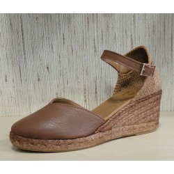 SANDALIA YUTE Y CUERO