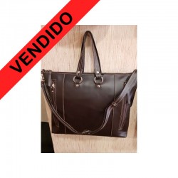 BOLSO MALETÍN CUERO NATURAL