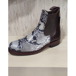 BOTIN PITÓN Y CUERO